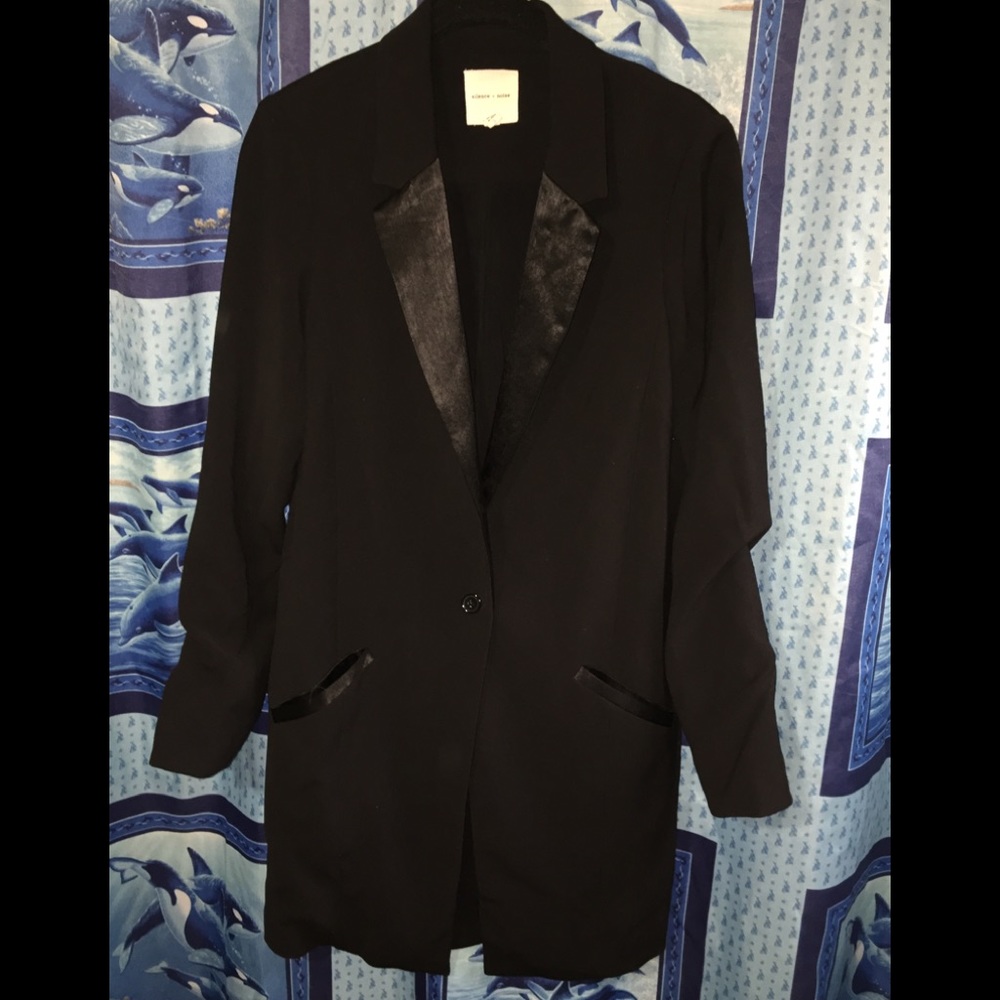 Silence + Noise Tux Jacket Sz S